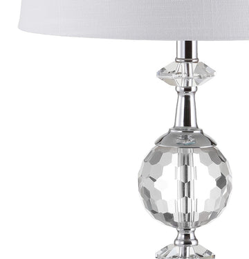 Channing 25.5" LED Crystal/Metal Table Lamp - JONATHAN Y